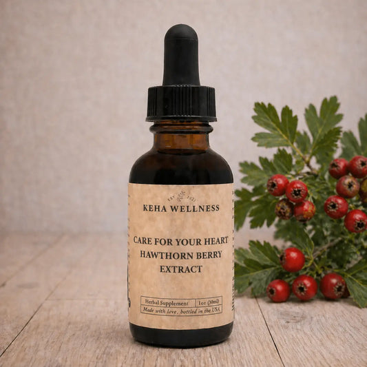 Care For Your Heart Tincture — Hawthorn Berry Extract | Organic Herbal Heart Support