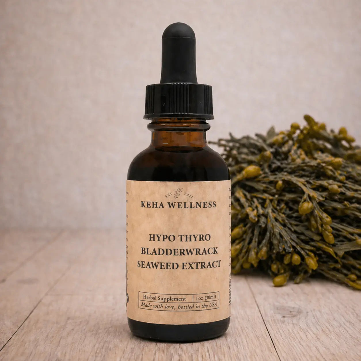 Hypo Thyro Tincture — Bladderwrack Seaweed Extract | Organic Herbal Metabolic Support