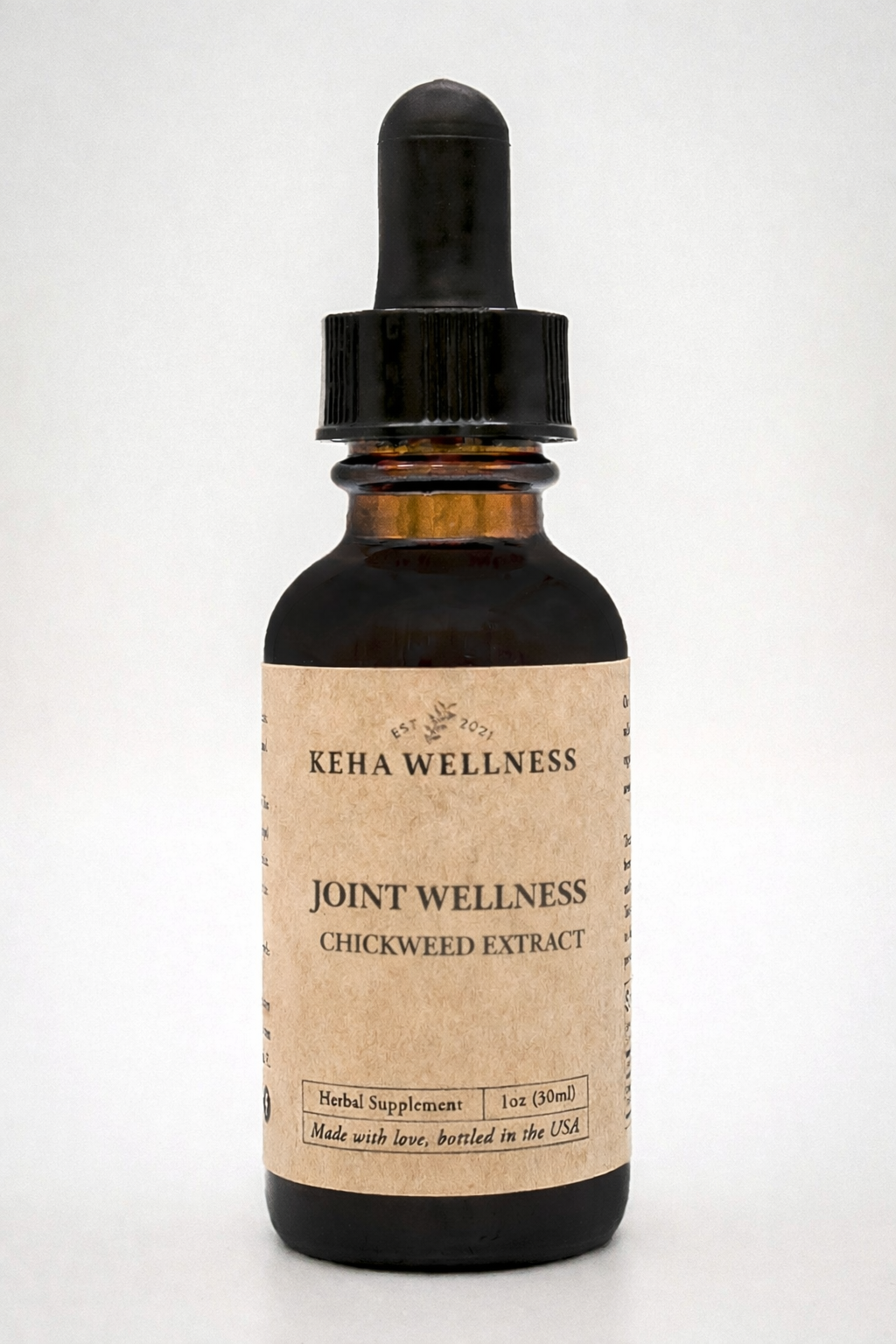 Joint Wellness Tincture — Chickweed Extract | Organic Herbal Comfort Support