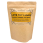Kesa Wellness Love Thy Lungs organic herbal tea bags packaging on a light gray background