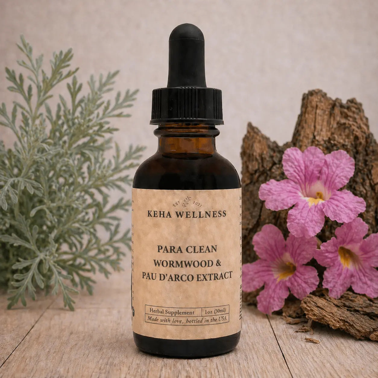 Para Clean Tincture — Wormwood & Pau D'arco | Organic Herbal Cleansing Blend